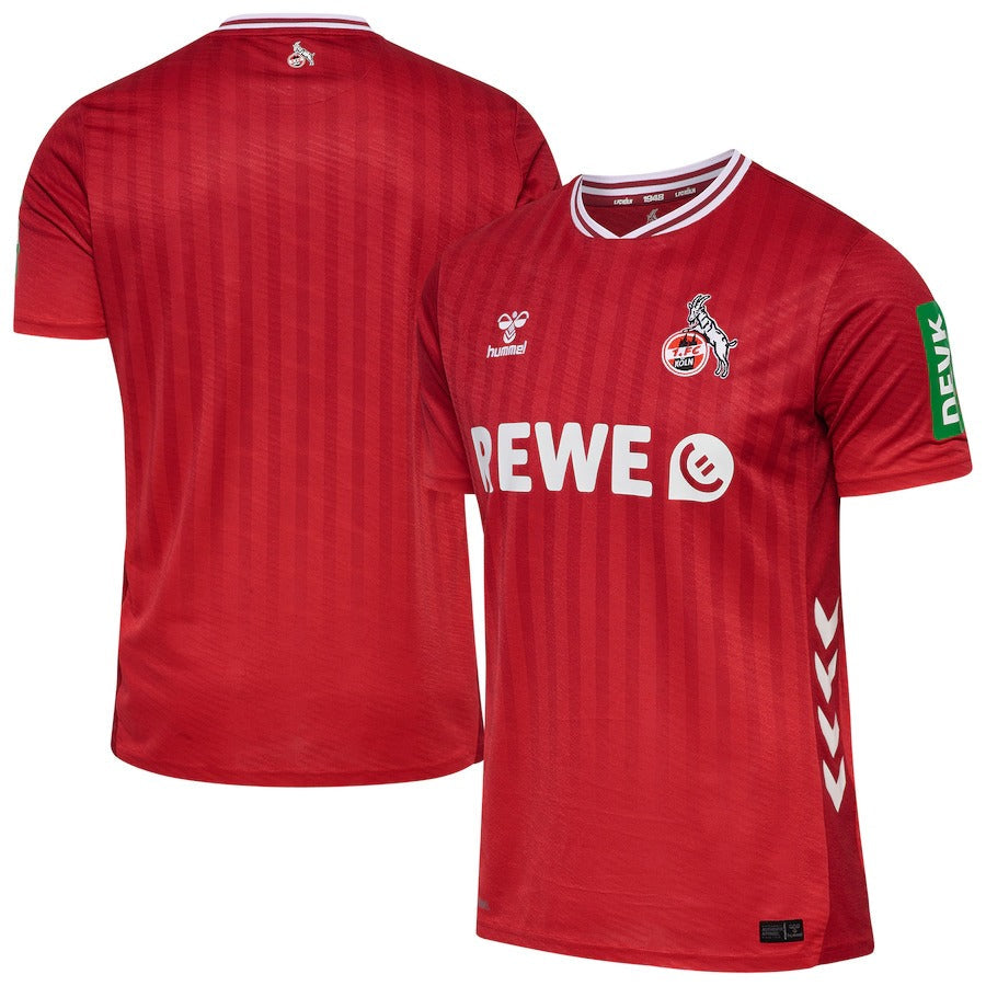 1. FC Köln Hummel Unisex Away 2025/26 Custom Soccer Shirt - Red