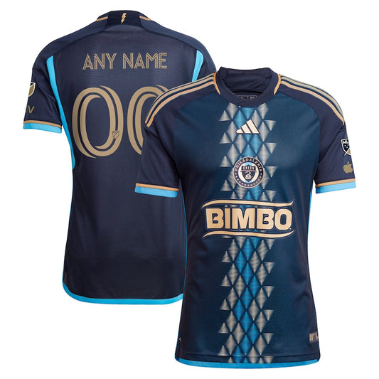 Philadelphia Union 2024 The XV Kit  Custom Shirt – Navy