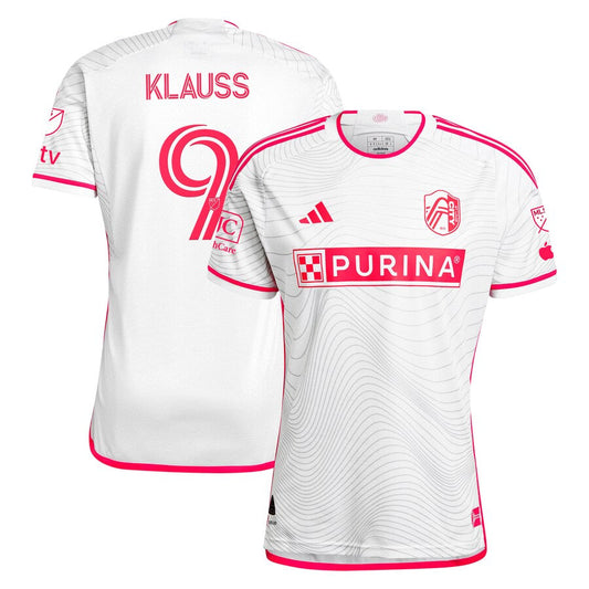 João Klauss St. Louis City SC 2024 The Confluence Kit  Player Shirt - White