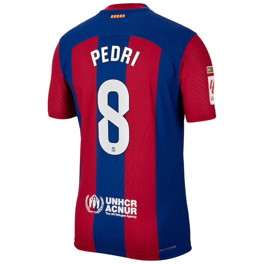 Pedri Barcelona 2023/24 Home Shirt - Royal