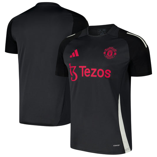 Manchester United 2024/25 AEROREADY Training Shirt - Black
