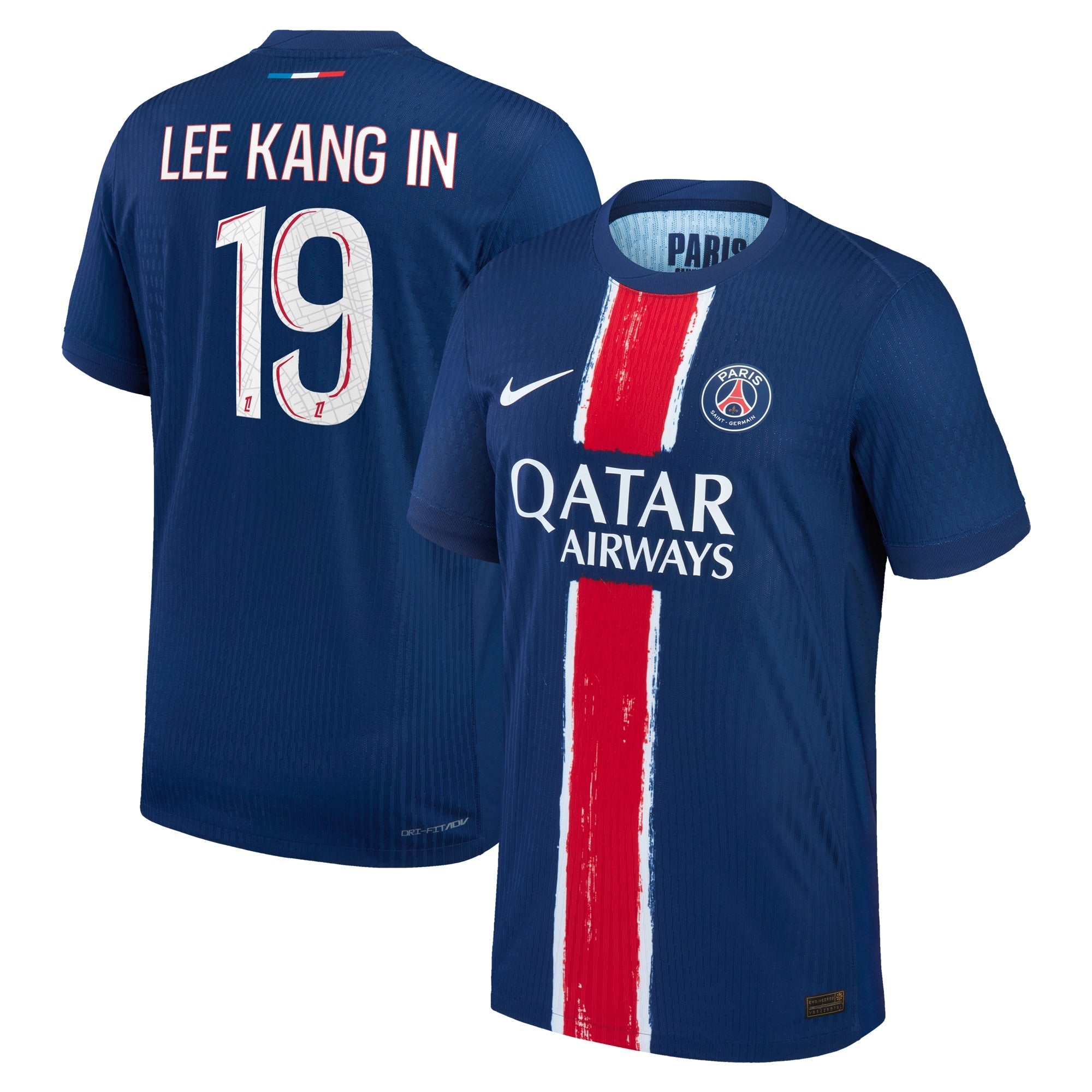Lee Kang In Paris Saint-Germain 2024/25 Player Shirt - Navy