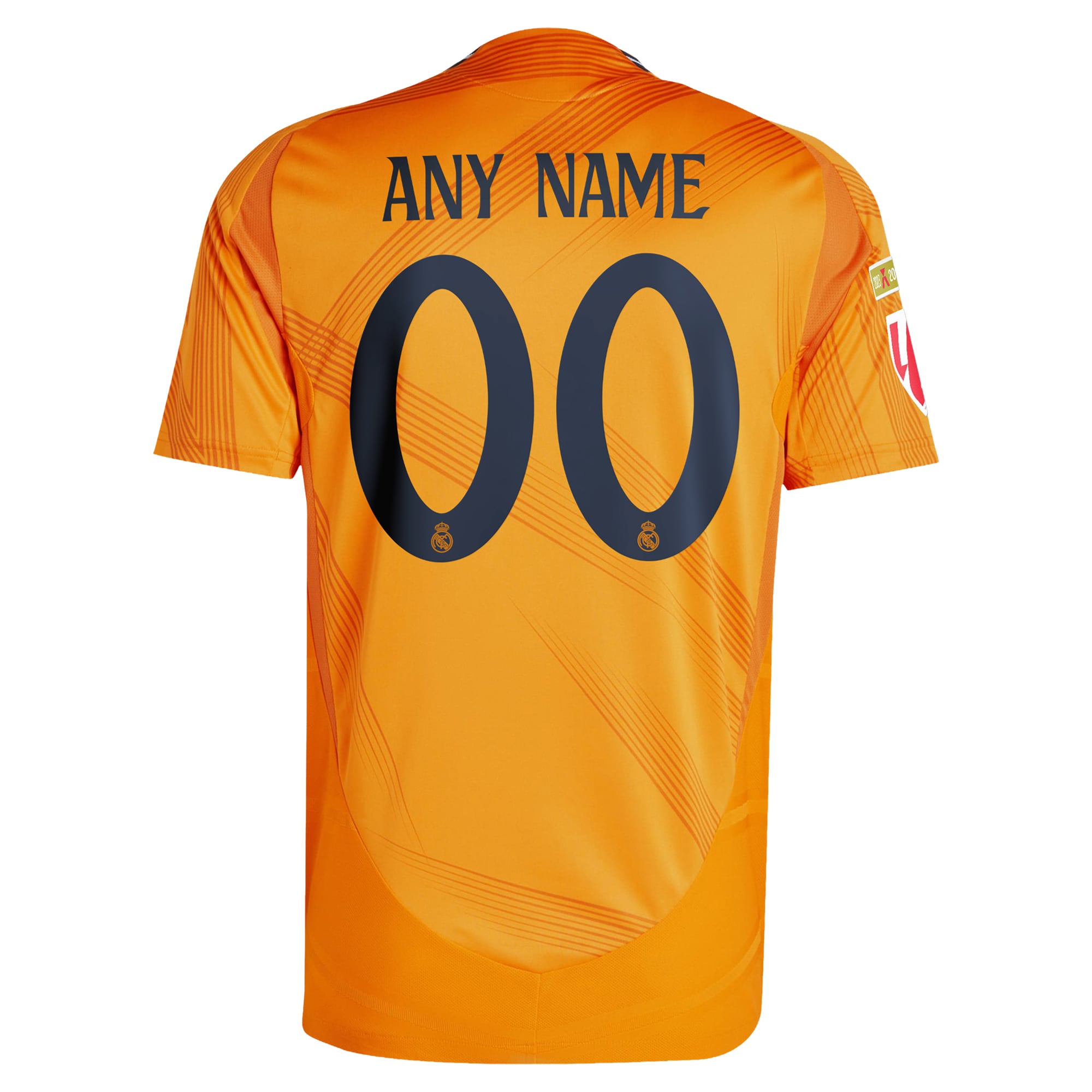Real Madrid 2024/25 Away Custom Shirt - Orange