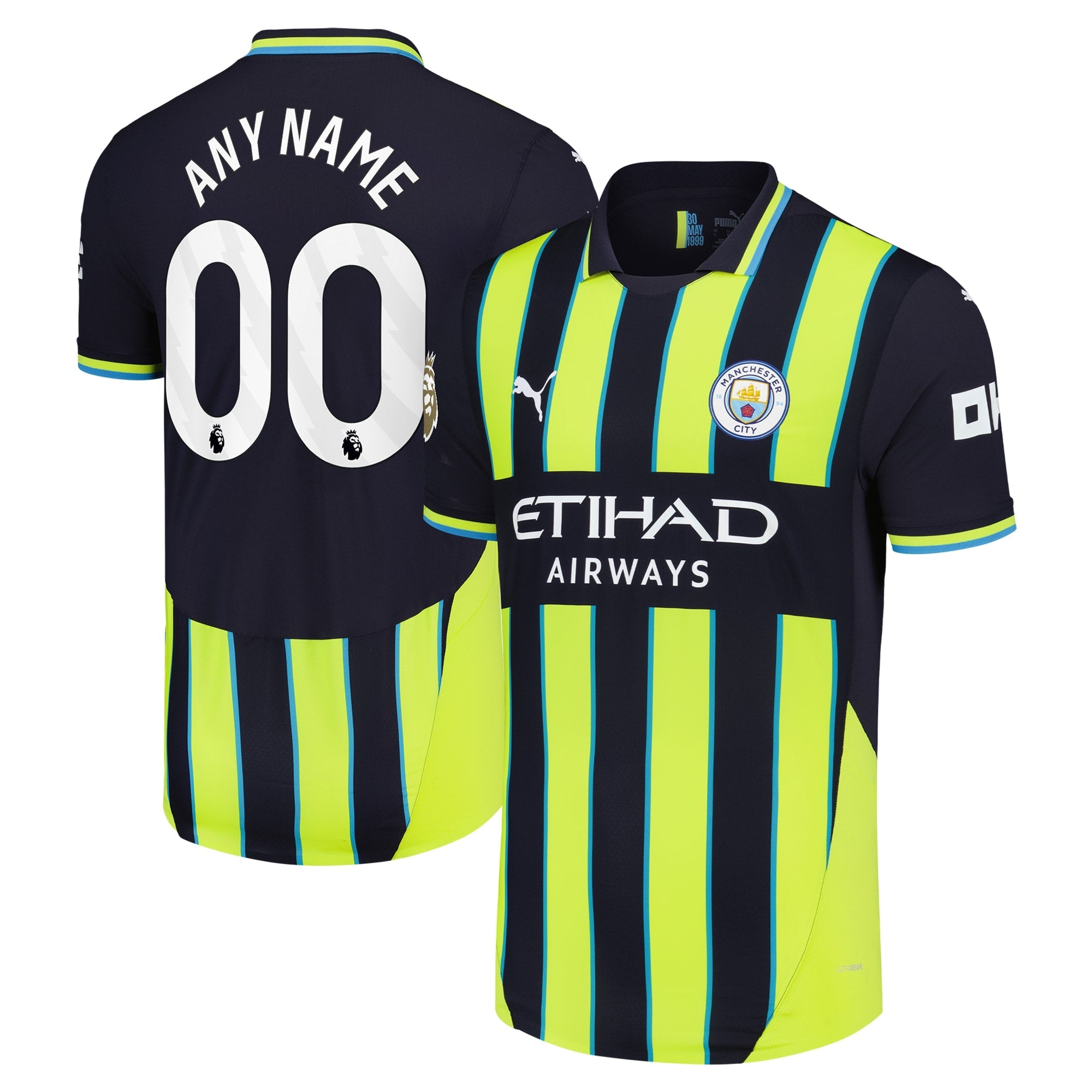 Manchester City 2024/25 Away Custom Shirt - Navy