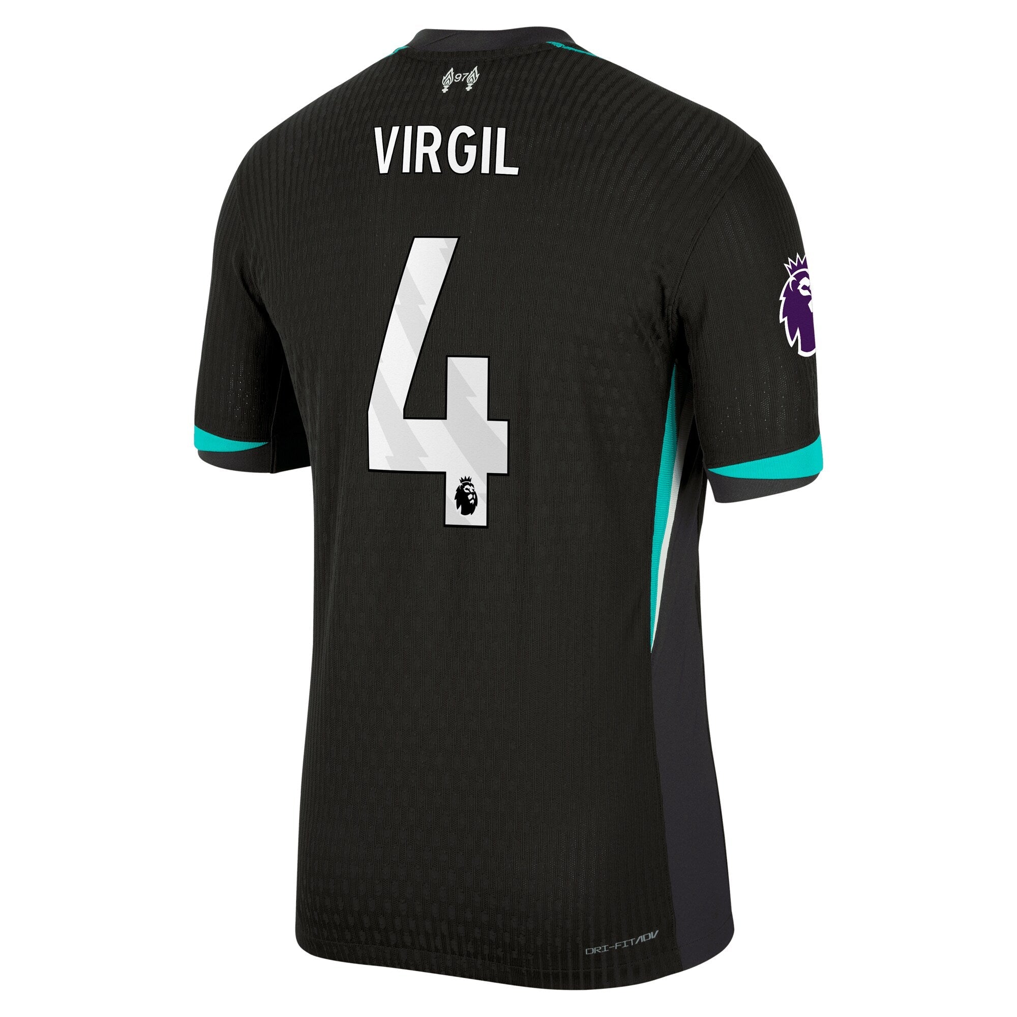 Virgil van Dijk Liverpool 2024/25 Away Shirt - Forest Green