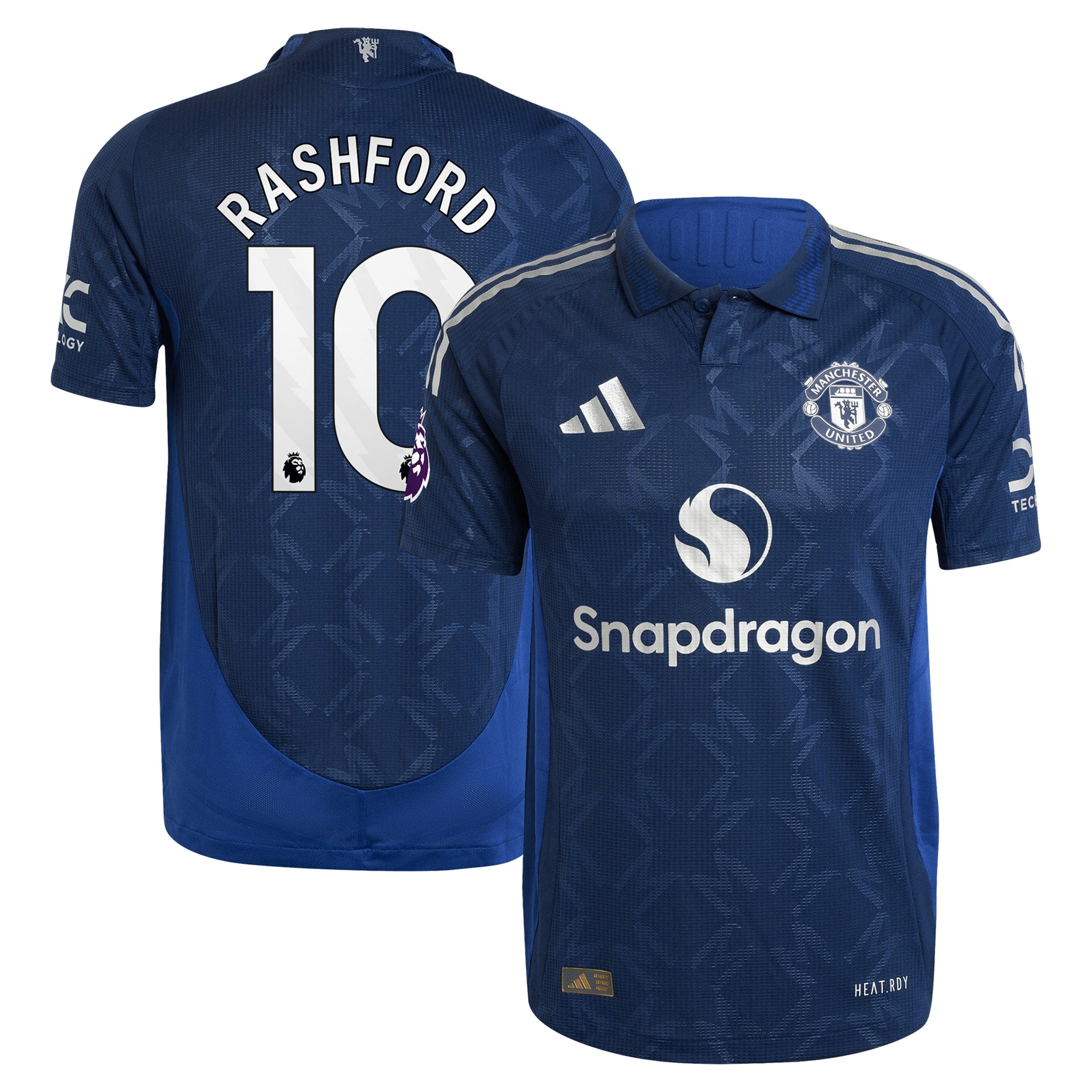 Marcus Rashford Manchester United 2024/25 Away Player Shirt - Navy