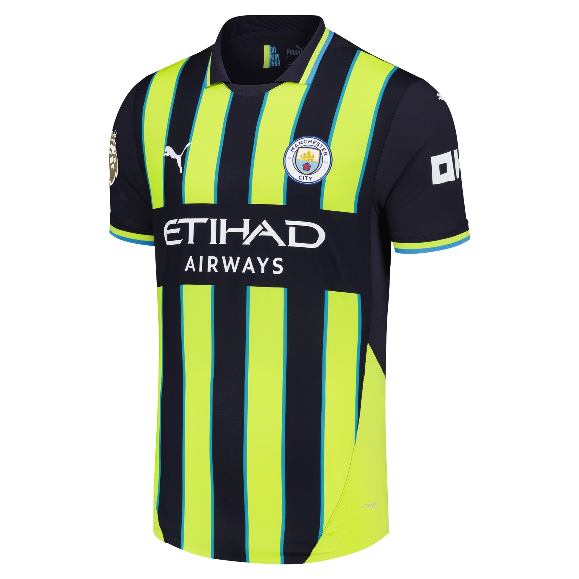 Kevin De Bruyne Manchester City 2024/25 Away Player Shirt - Navy