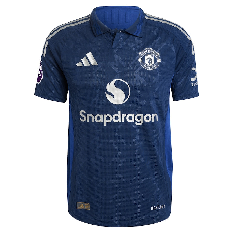 Rasmus Højlund Manchester United 2024/25 Away Player Shirt - Navy