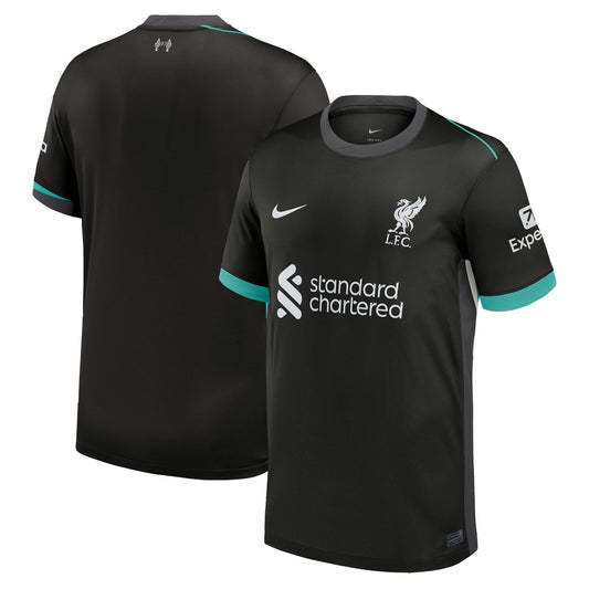 Liverpool 2024/25 Away Blank Shirt - Forest Green