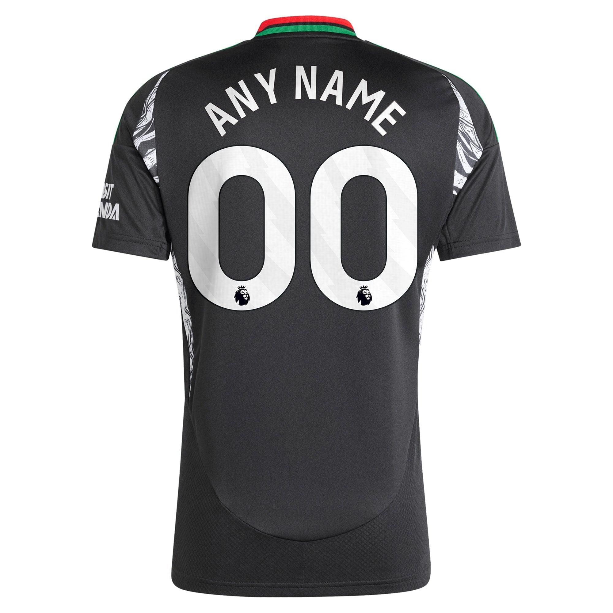 Arsenal 2024/25 Away Custom Shirt - Black