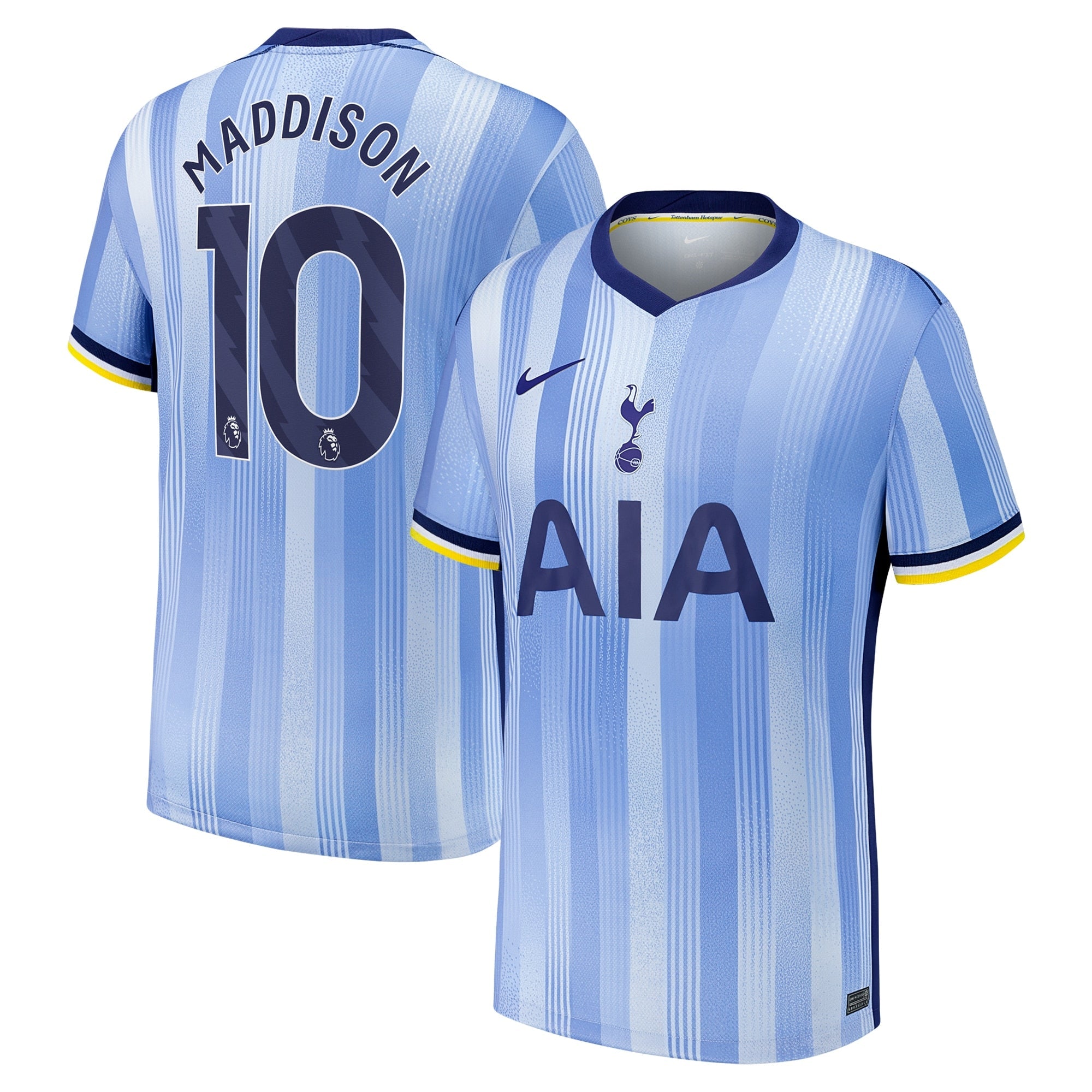 James Maddison Tottenham Hotspur 2024/25 Away Player Shirt - Blue