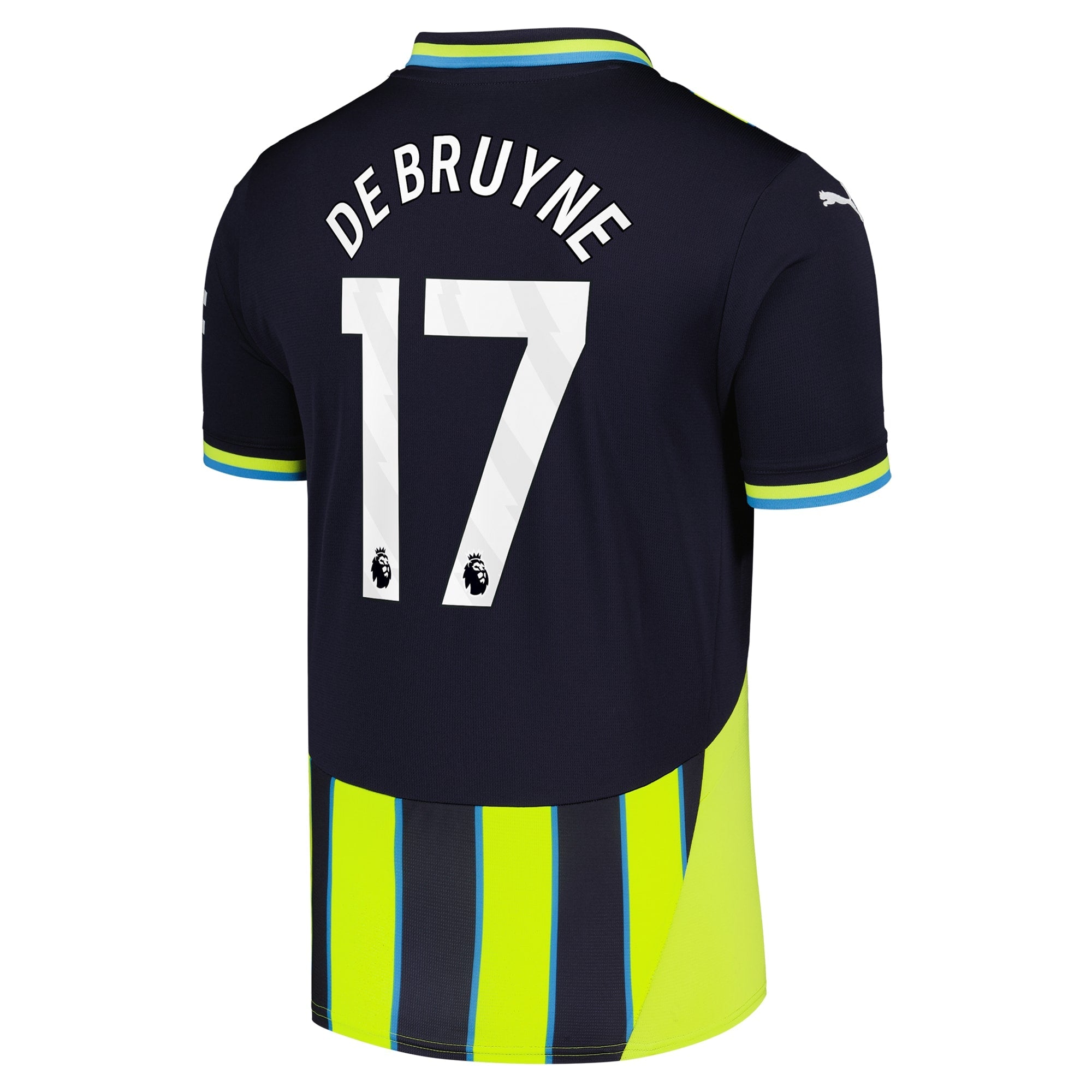 Kevin De Bruyne Manchester City 2024/25 Away Player Shirt - Navy
