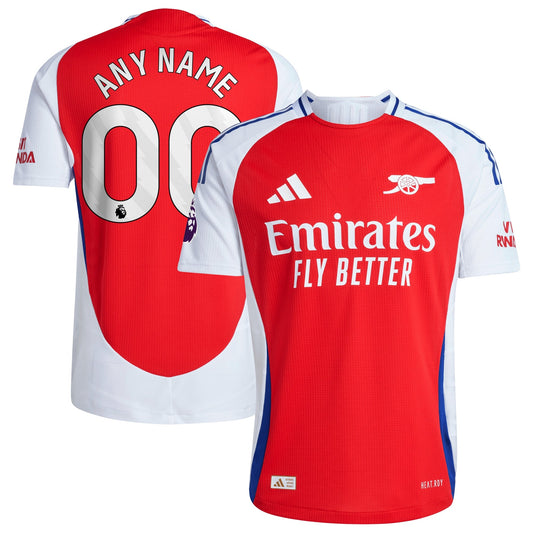 Arsenal 2024/25 Home Custom Shirt – Red