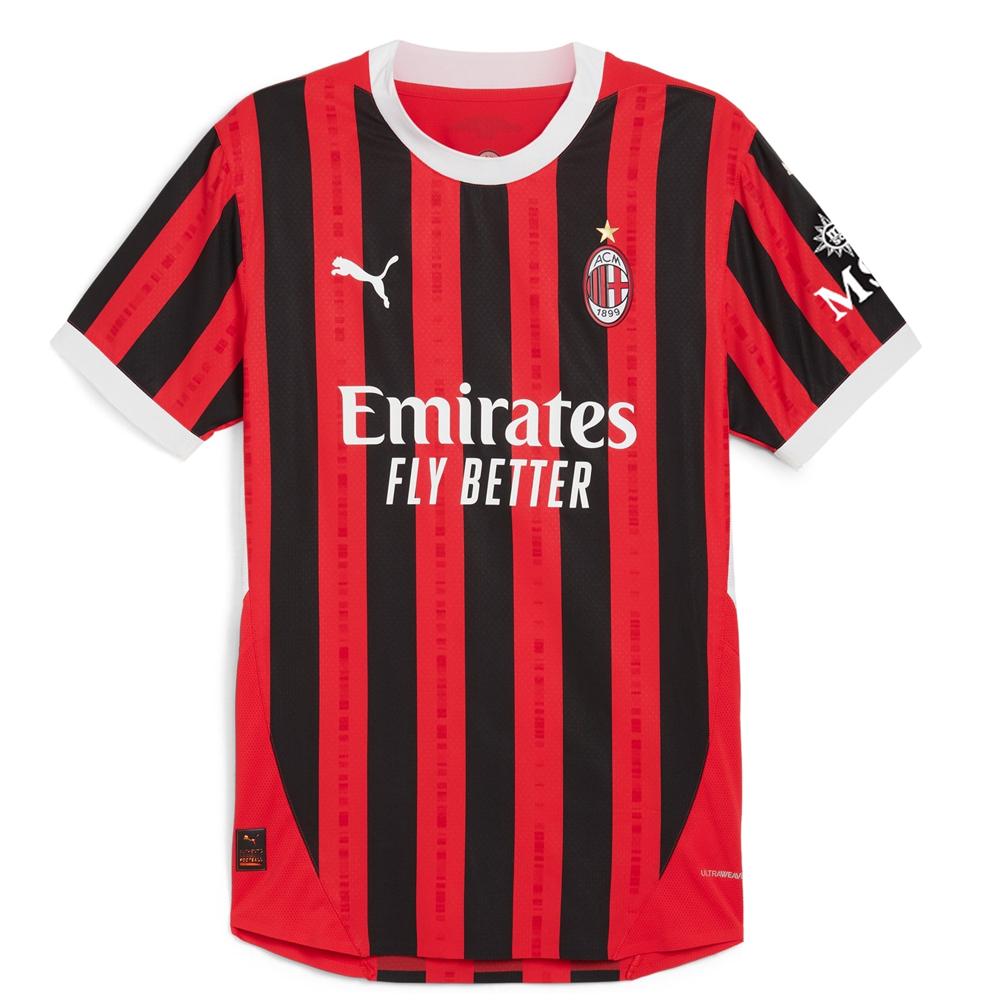 Christian Pulisic AC Milan 2024/25 Home Player Shirt - Red
