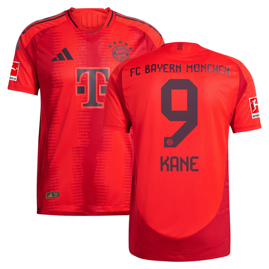 Harry Kane Bayern Munich 2024/25 Home Player Shirt - Red