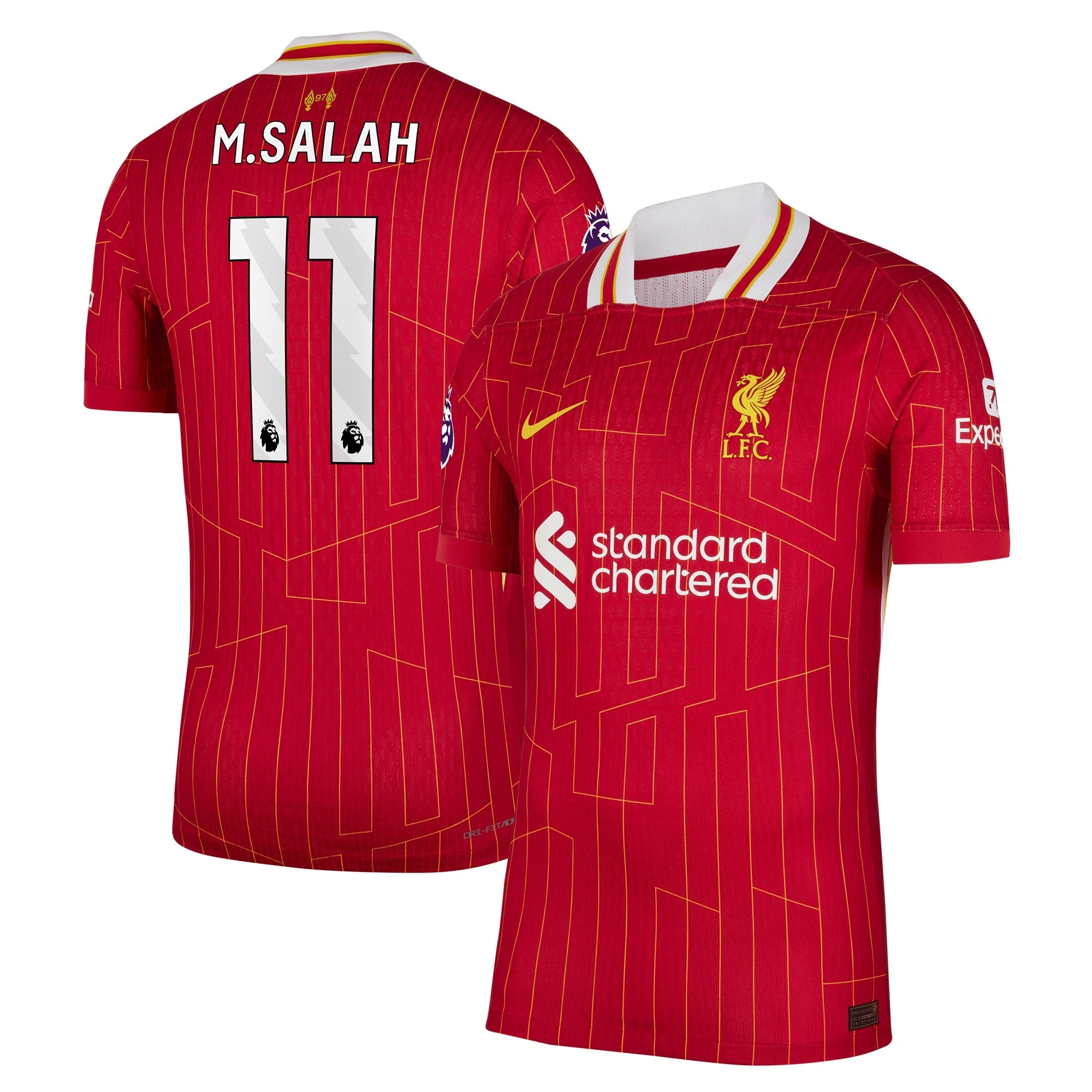 Mohamed Salah Liverpool 2024/25 Home Player Shirt – Red