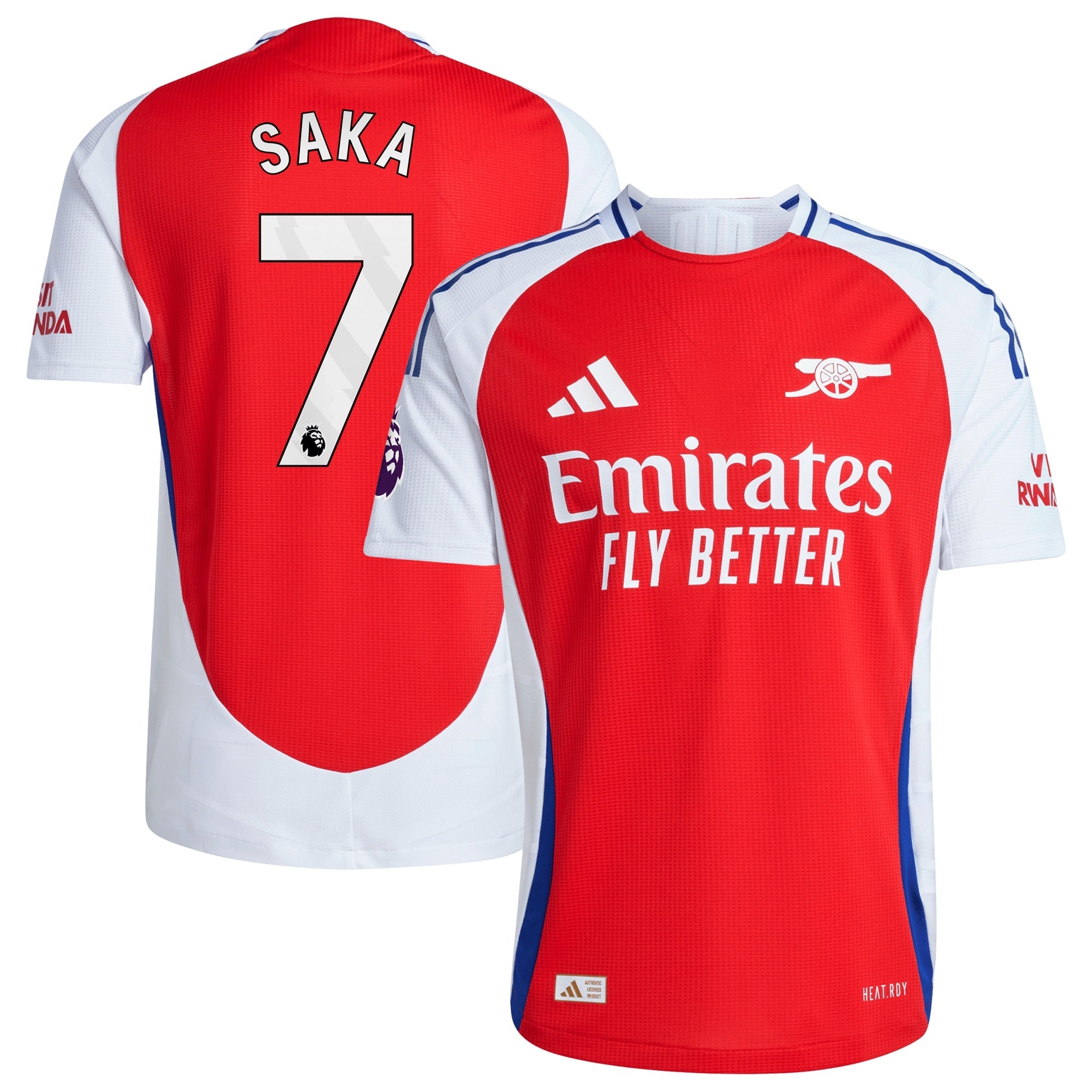 Bukayo Saka Arsenal 2024/25 Home Player Shirt – Red