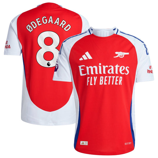 Martin Odegaard Arsenal 2024/25 Home Player Shirt – Red
