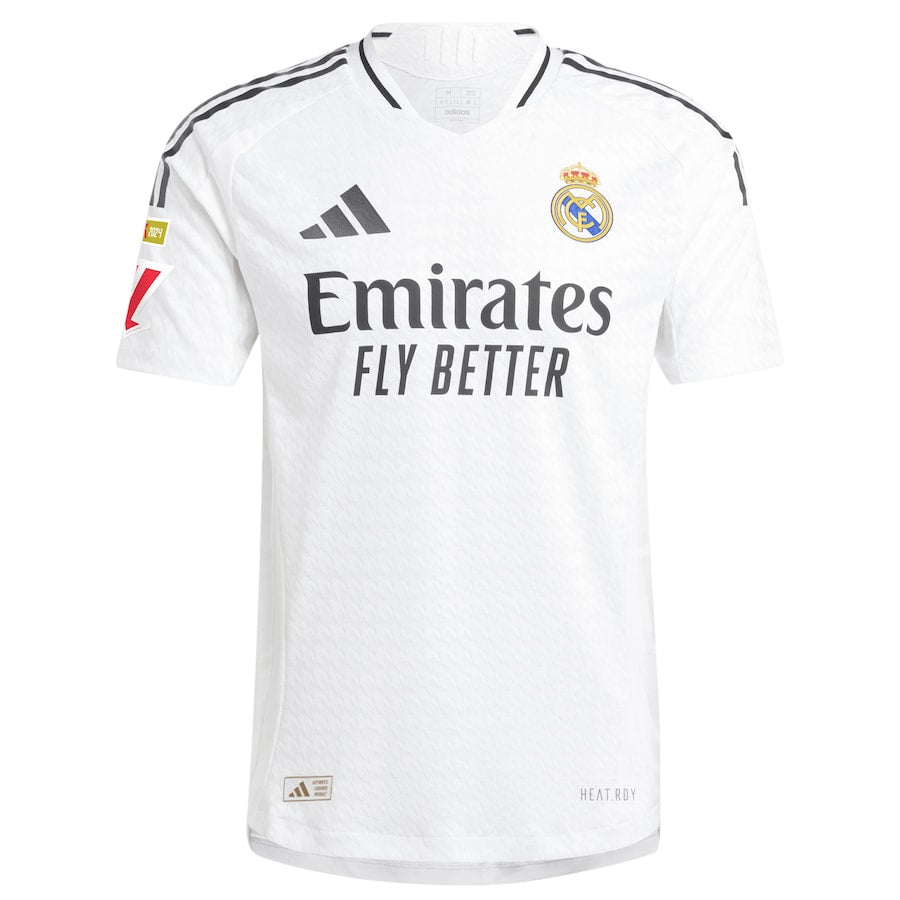 Kylian Mbappé Real Madrid 2024/25 Home Player Shirt - White