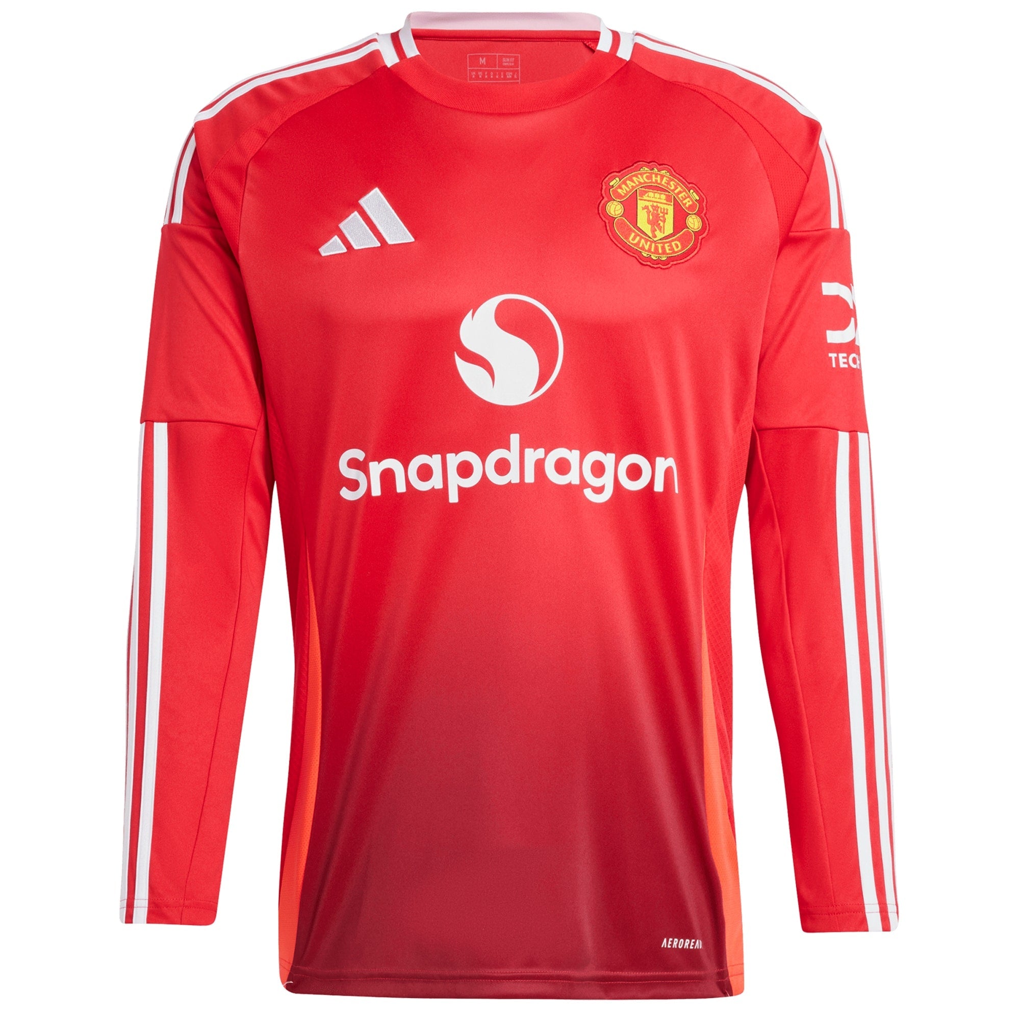 Marcus Rashford Manchester United 2024/25 Home Long Sleeve Player Shirt - Red