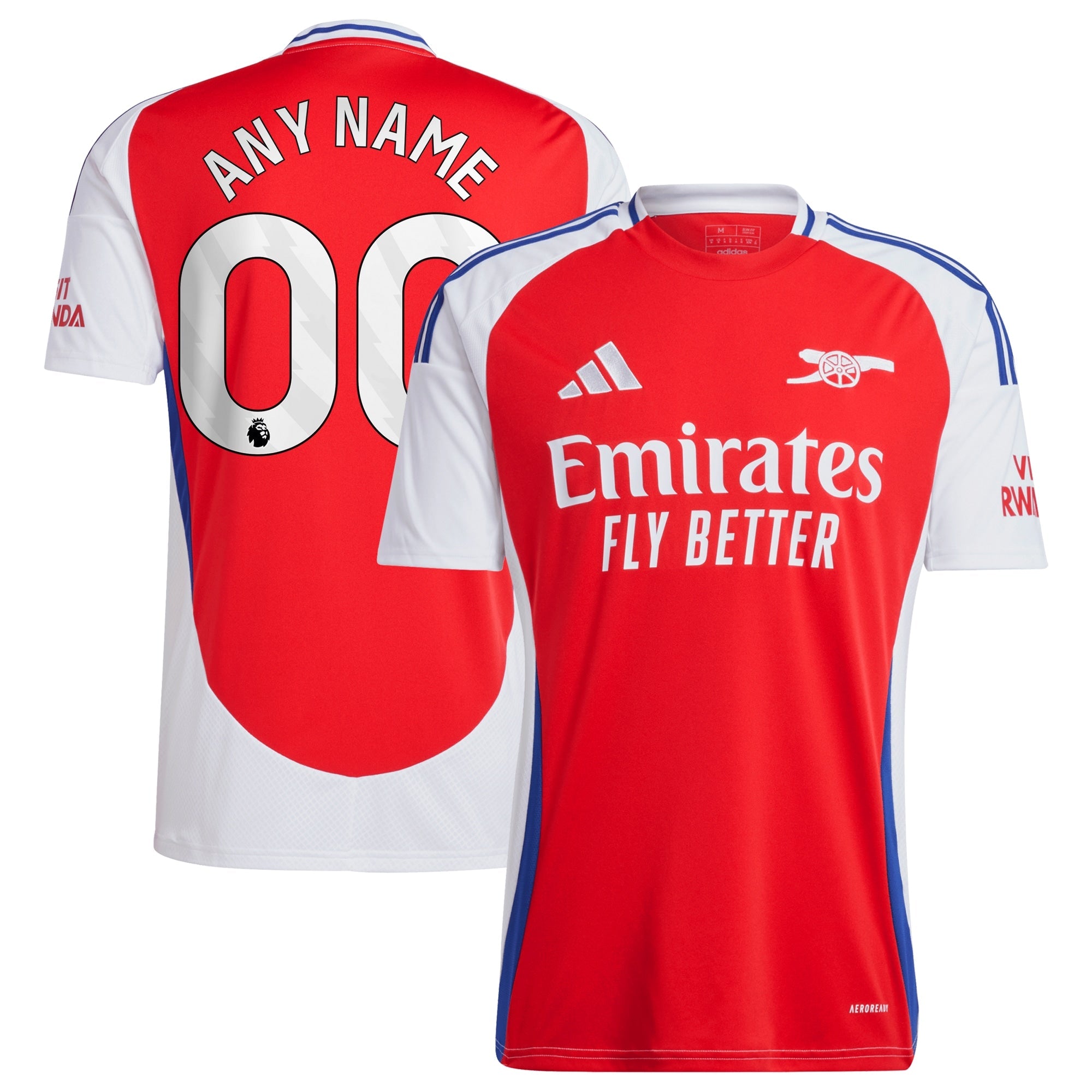 Arsenal 2024/25 Home Custom Shirt – Red Customized Item