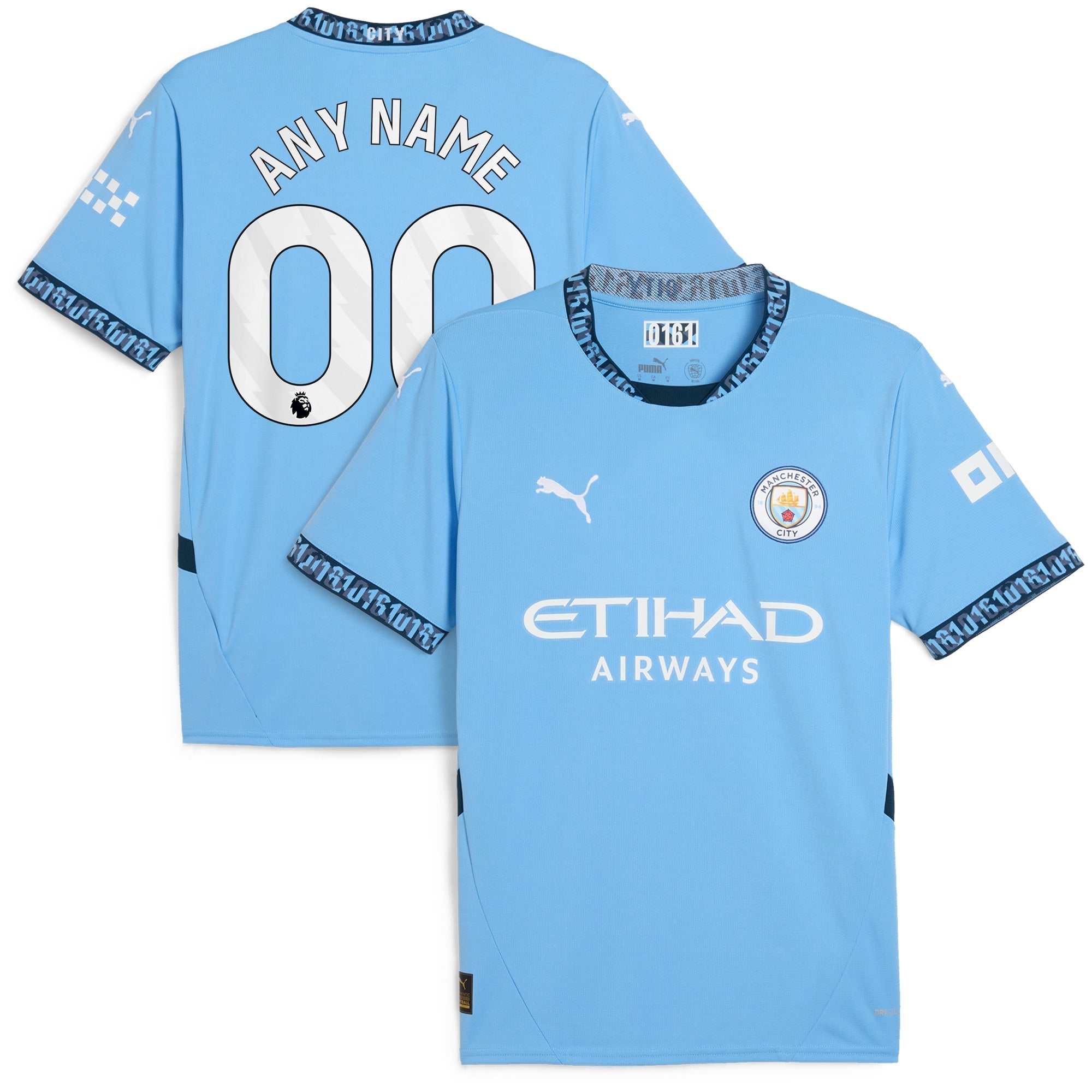 Manchester City 2024/25 Home Custom Shirt - Light Blue