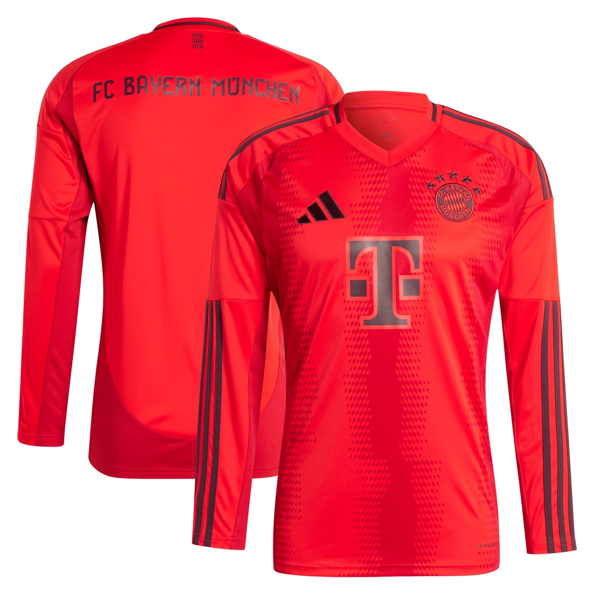 Bayern Munich 2024/25 Home Long Sleeve Blank Shirt - Red