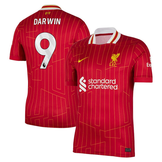 Darwin Núñez Liverpool 2024/25 Home Player Shirt – Red