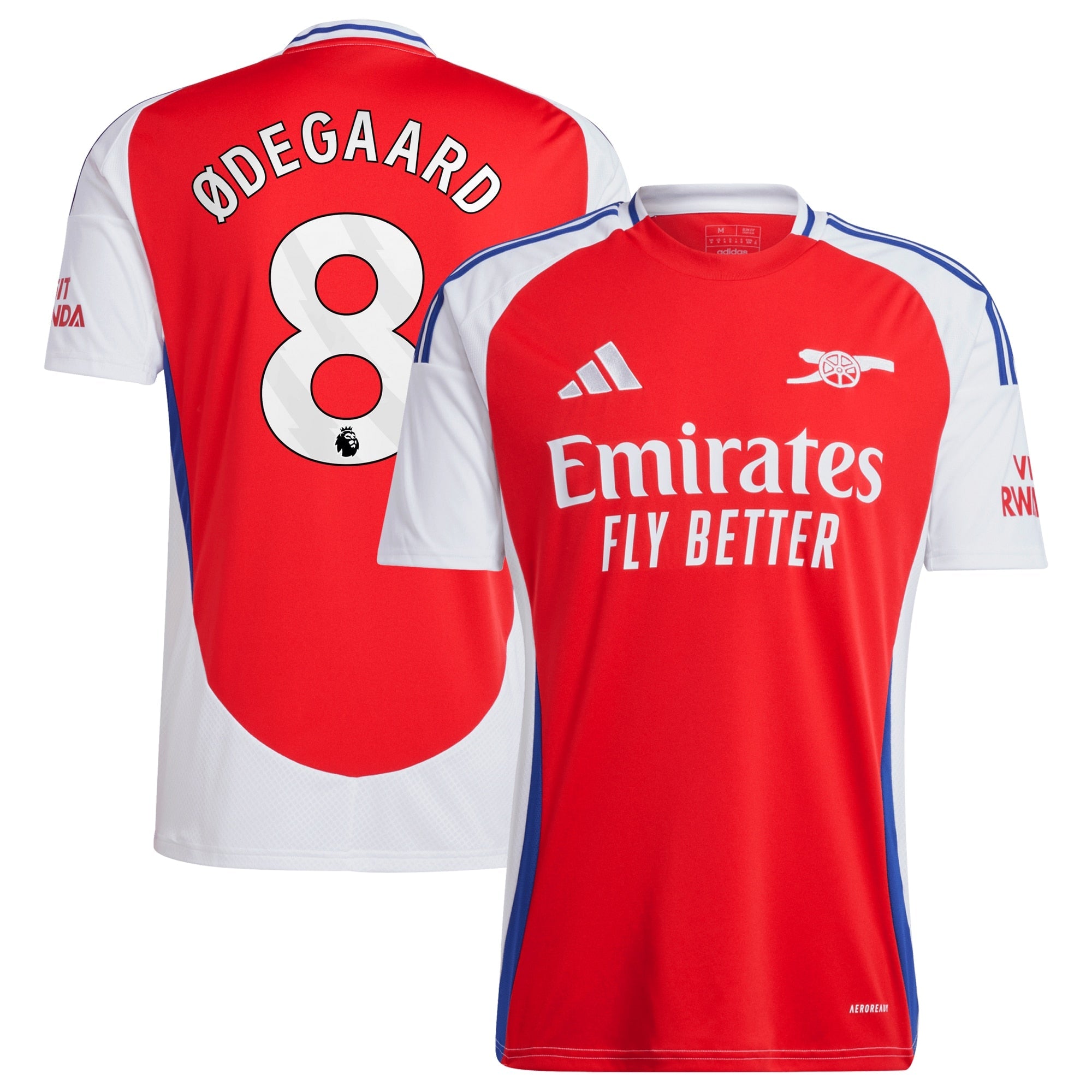 Martin Odegaard Arsenal 2024/25 Home Player Shirt – Red