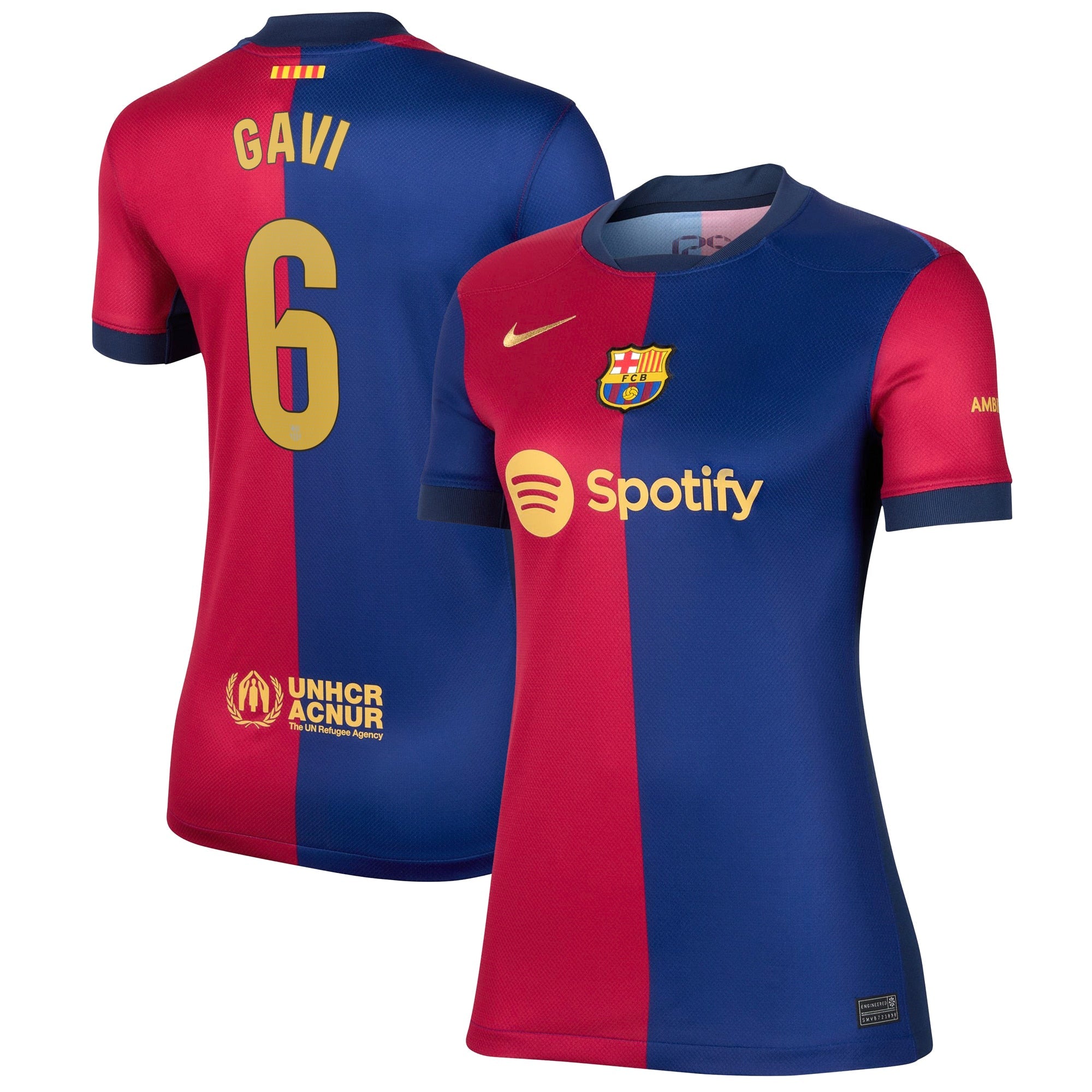 Gavi Barcelona Women's 2024/25 Home Player Shirt - Royal