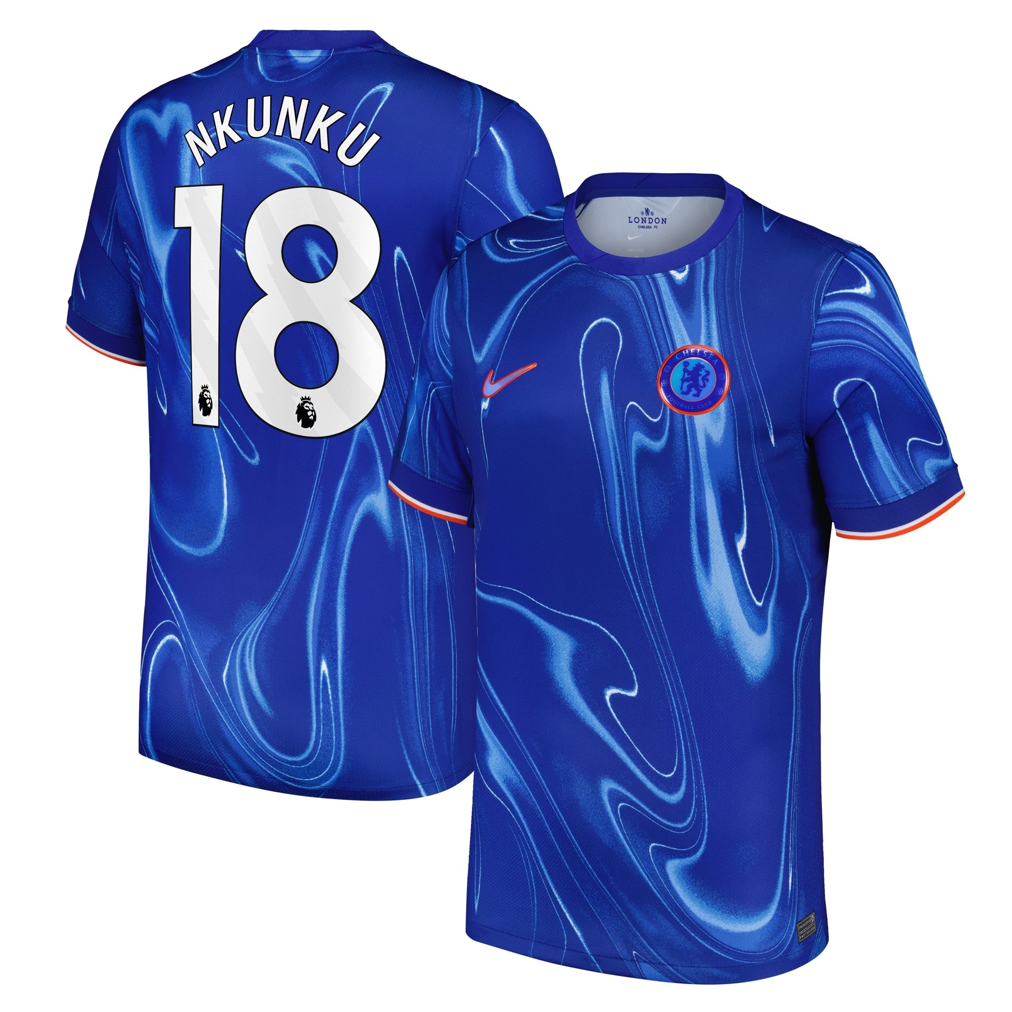 Christopher Nkunku Chelsea 2024/25 Home Player Shirt - Blue