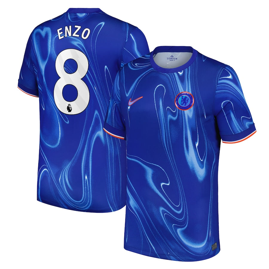 Enzo Fernández Chelsea 2024/25 Home Player Shirt - Blue