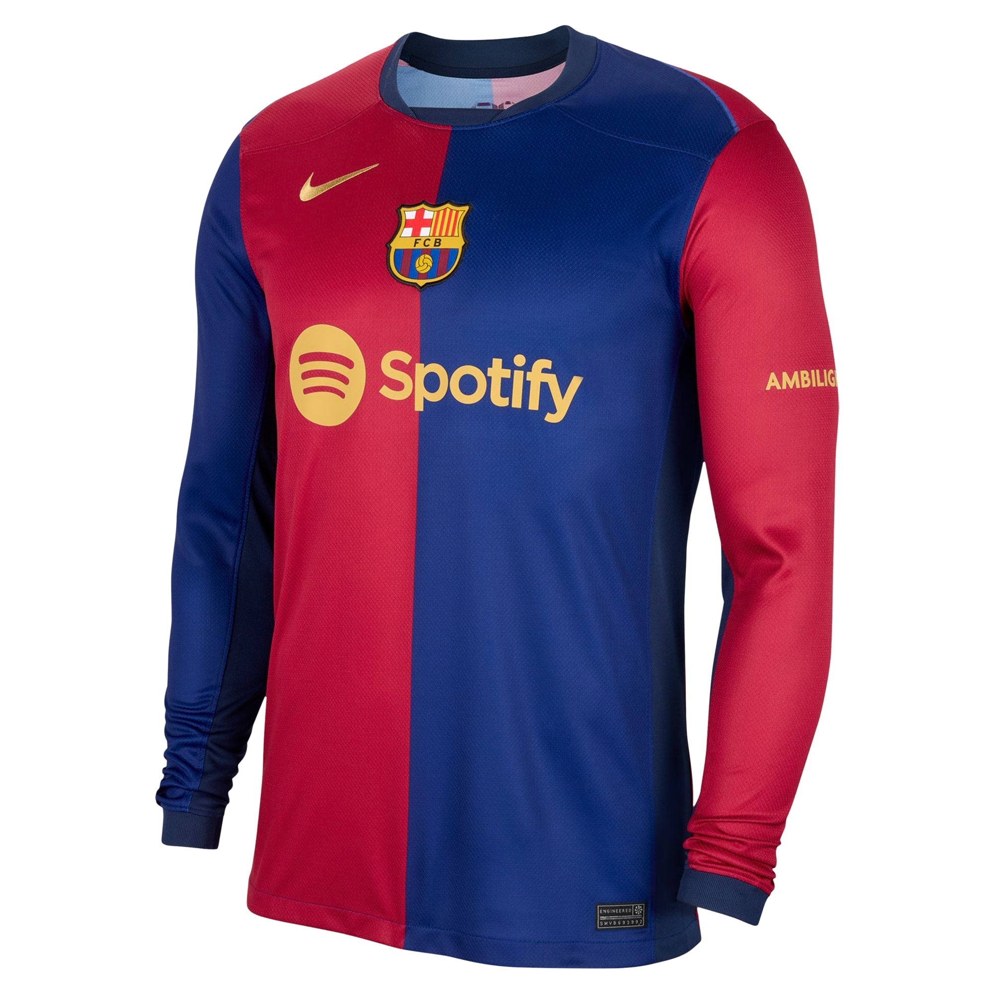 Lamine Yamal Barcelona 2024/25 Home Player Long Sleeve Shirt - Royal