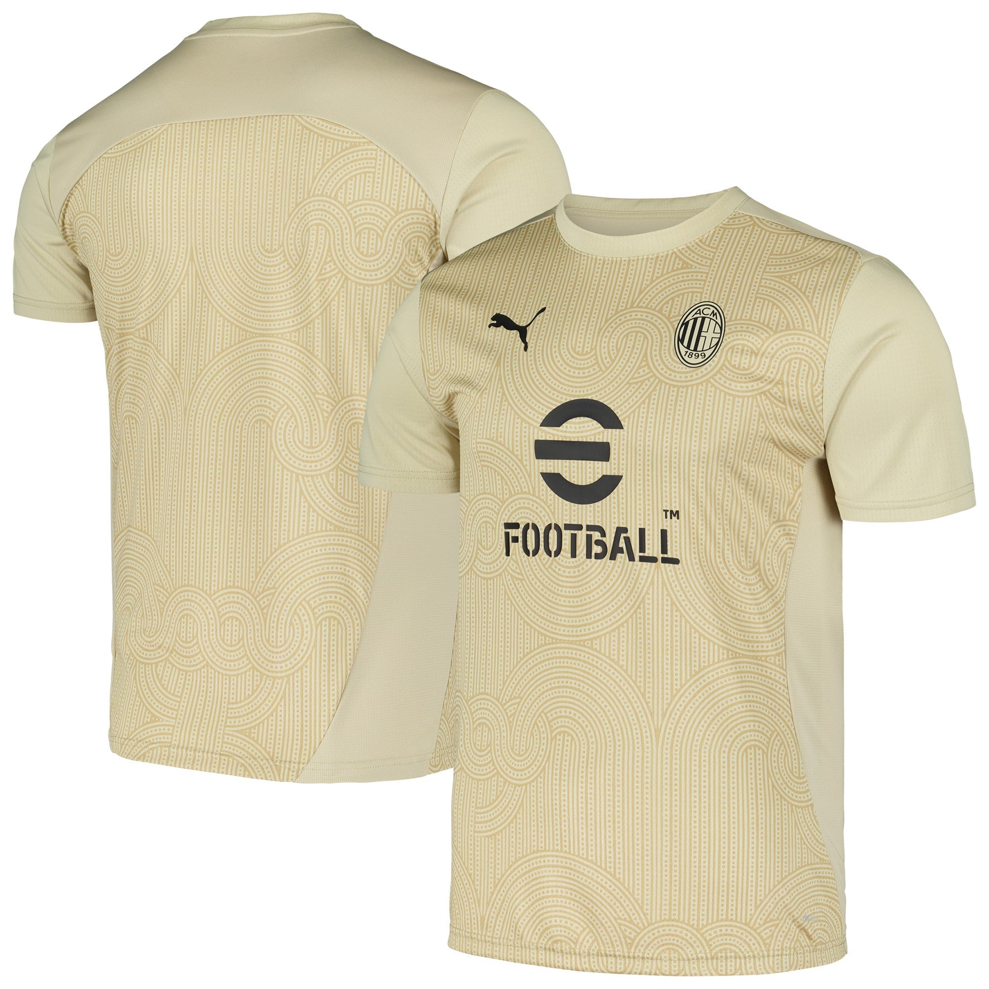 AC Milan 2024/25 Pre-Match Shirt - Tan