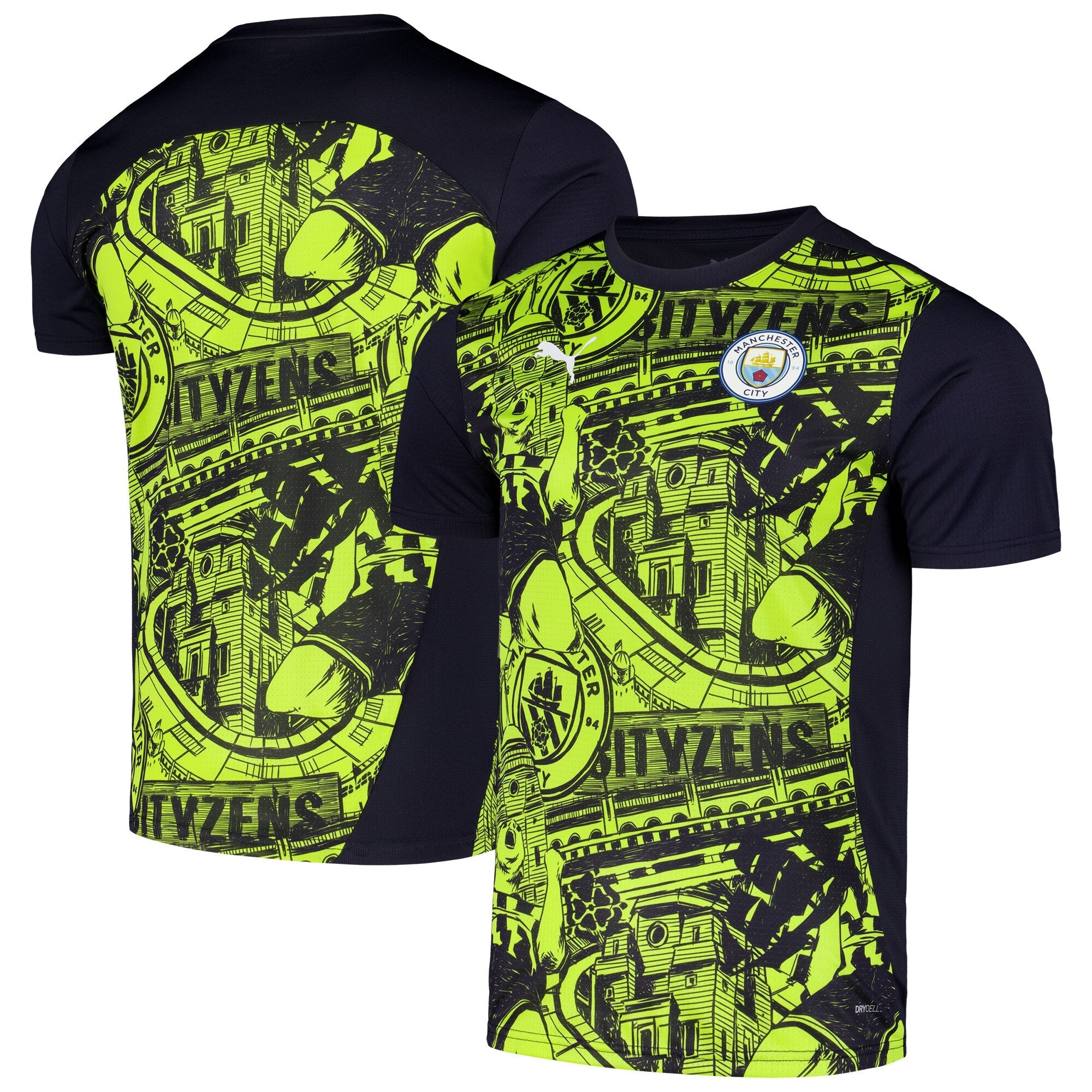 Manchester City 2024/25 Pre-Match Shirt - Black