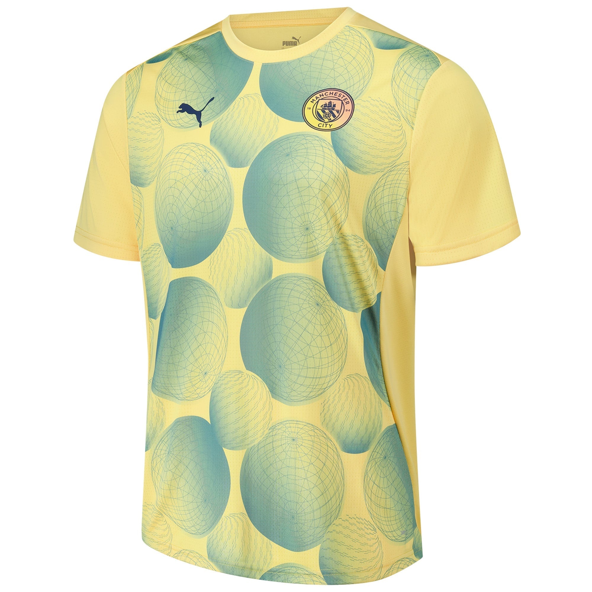 Manchester City 2024/25 Pre-Match Shirt - Gold