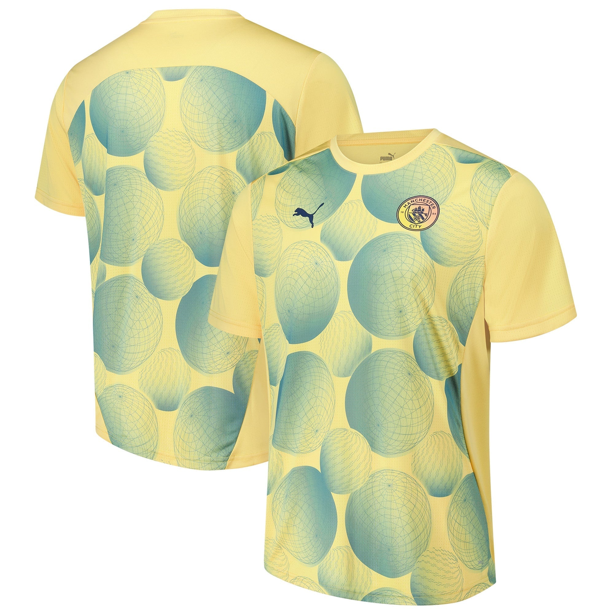 Manchester City 2024/25 Pre-Match Shirt - Gold