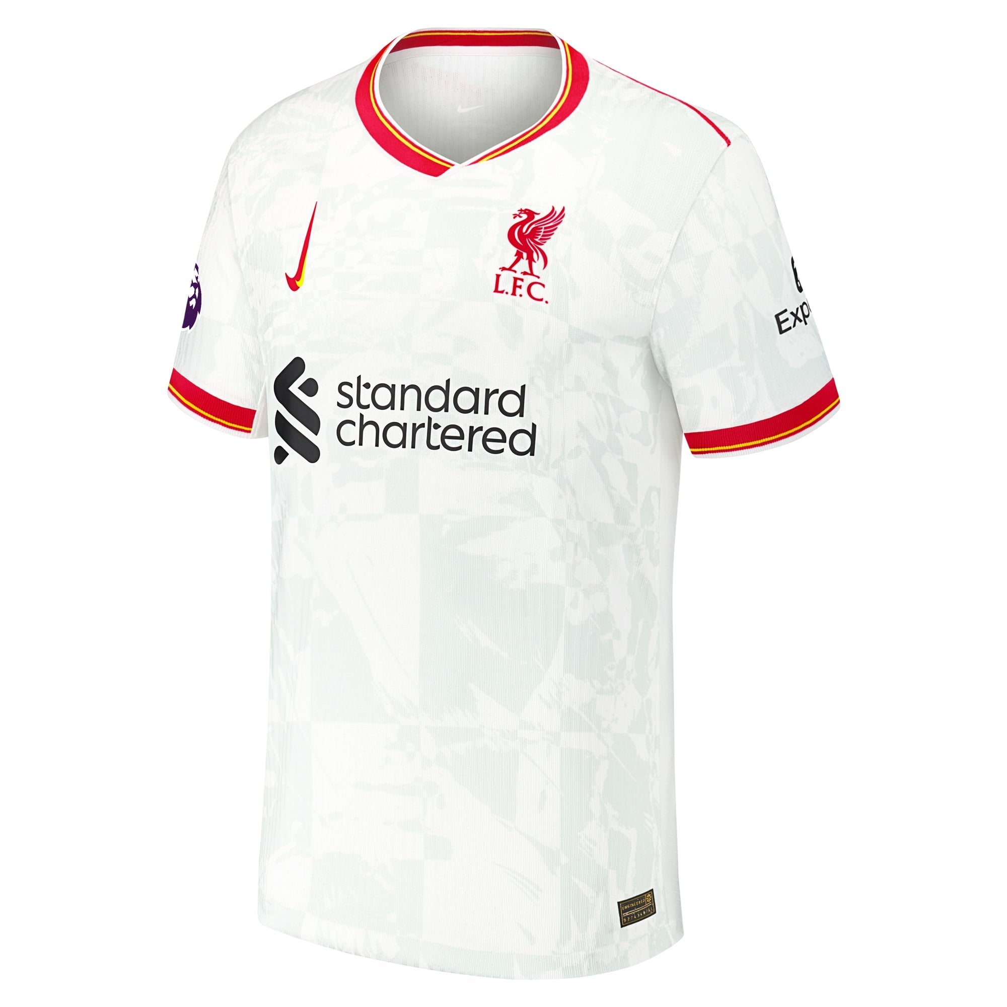 Virgil van Dijk Liverpool 2024/25 Third Shirt - White