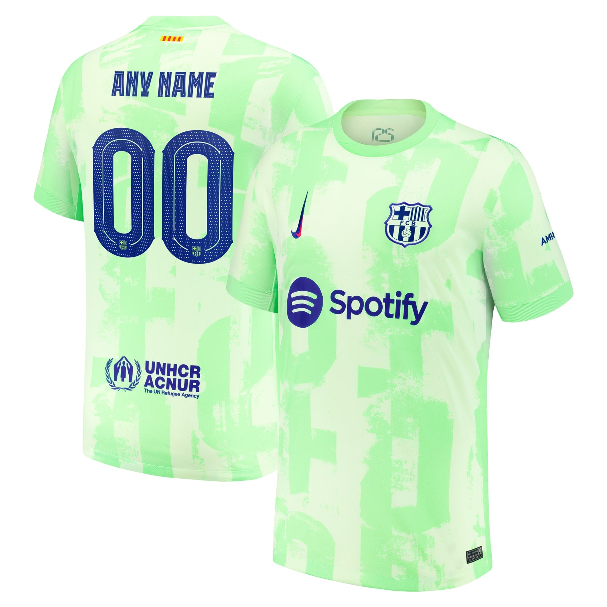 Barcelona 2024/25 Third Custom Shirt - Yellow