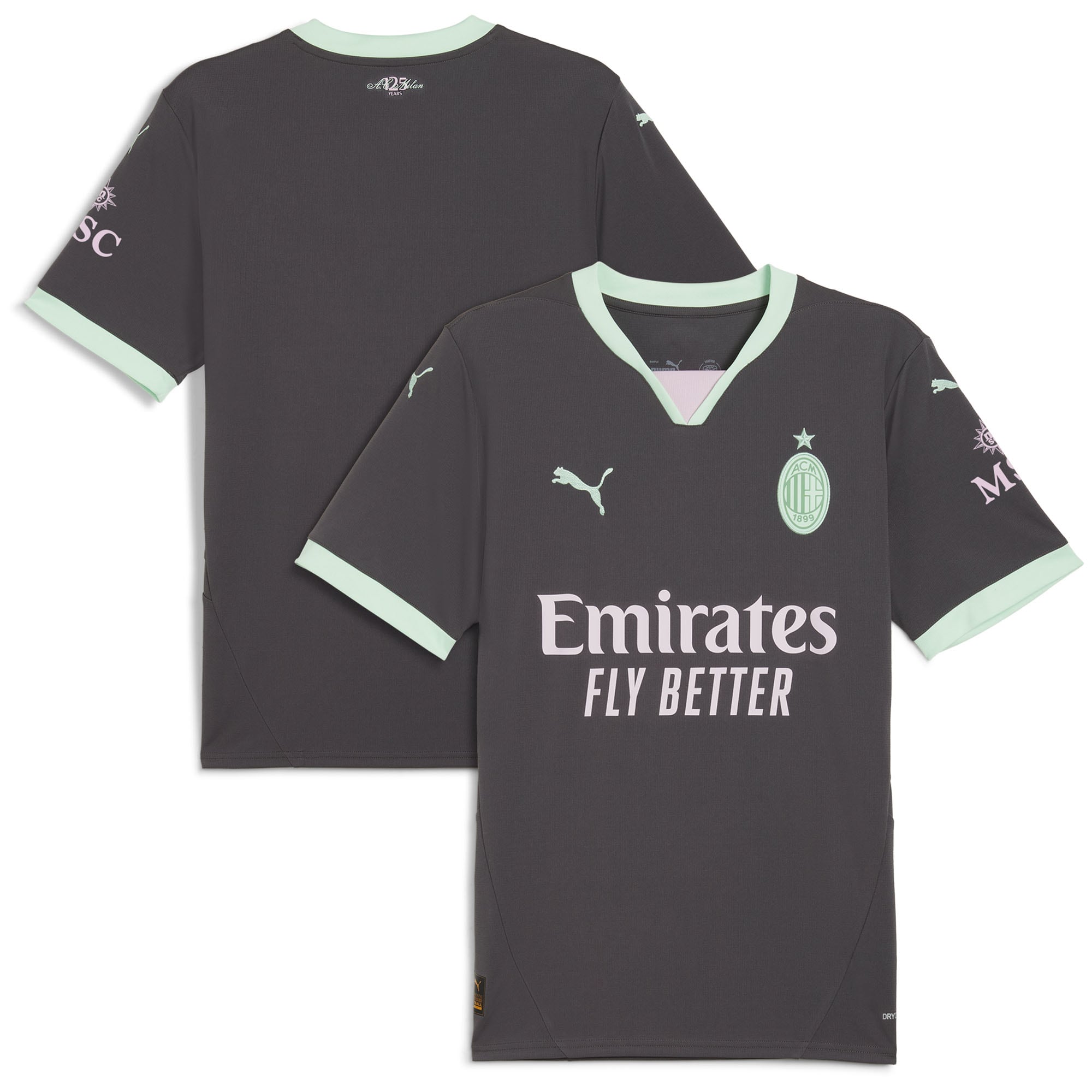 AC Milan 2024/25 Third Shirt - Charcoal