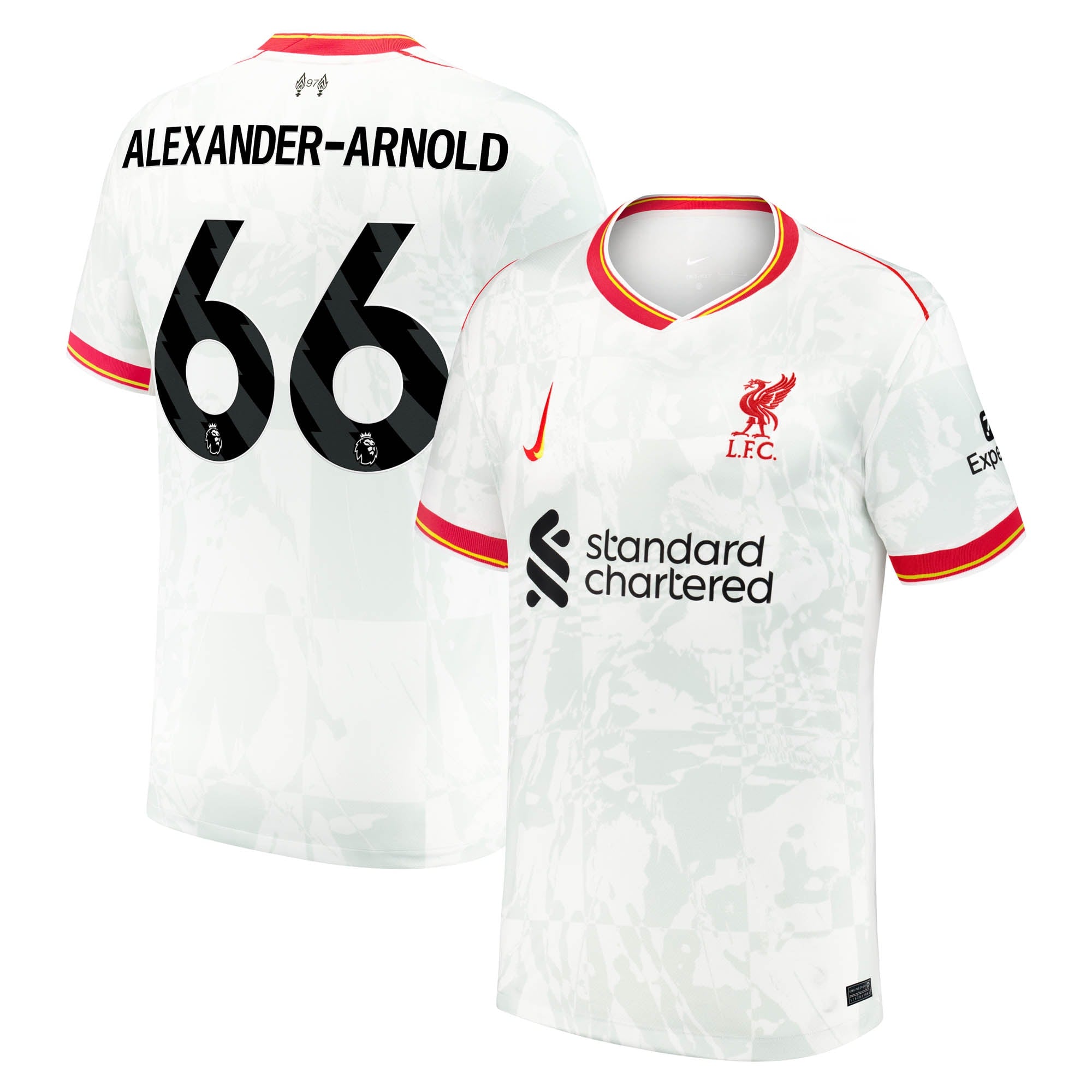 Trent Alexander-Arnold Liverpool 2024/25 Third Shirt - White