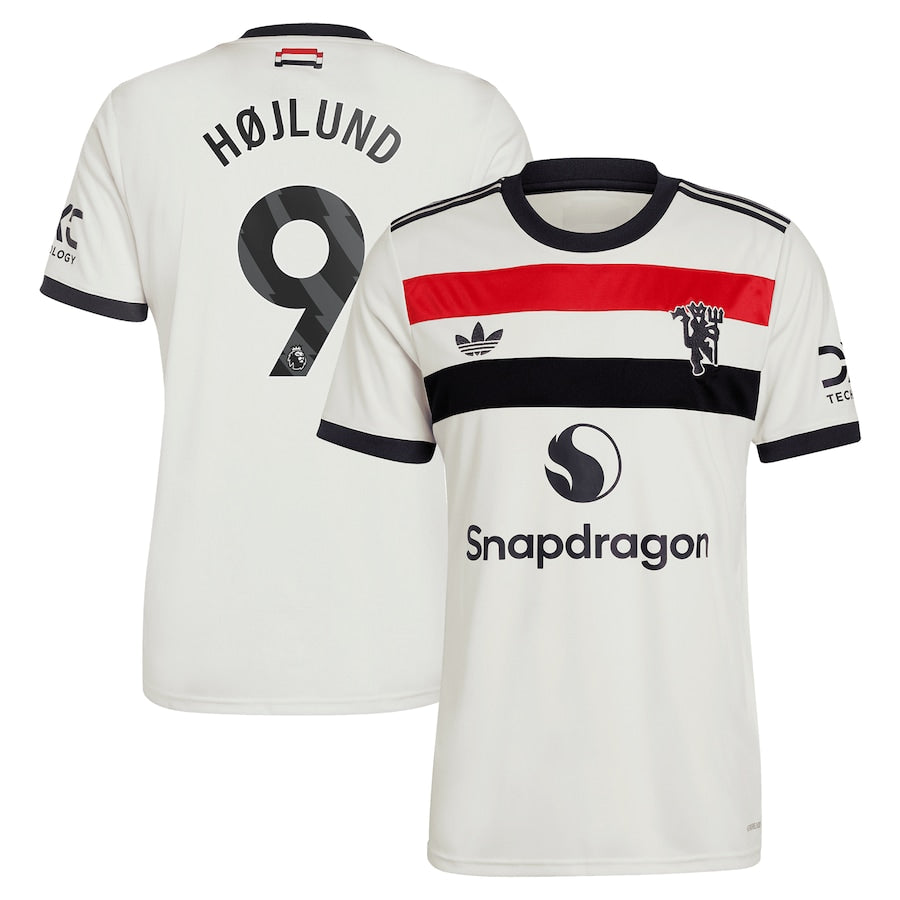 Rasmus Højlund Manchester United Originals 2024/25 Third Shirt - Cream