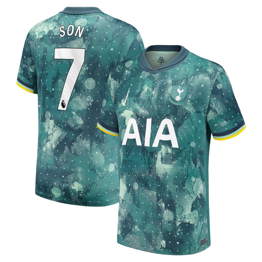 Son Heung-Min Tottenham Hotspur 2024/25 Third Player Shirt - Green