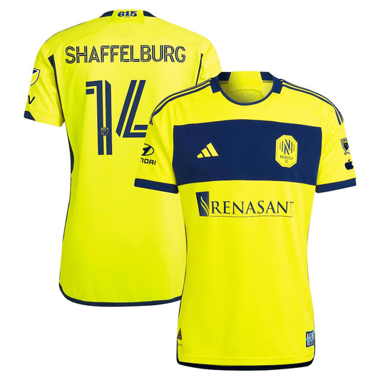 Jacob Shaffelburg Nashville SC 2024 The 615 Kit  Player Shirt - Yellow