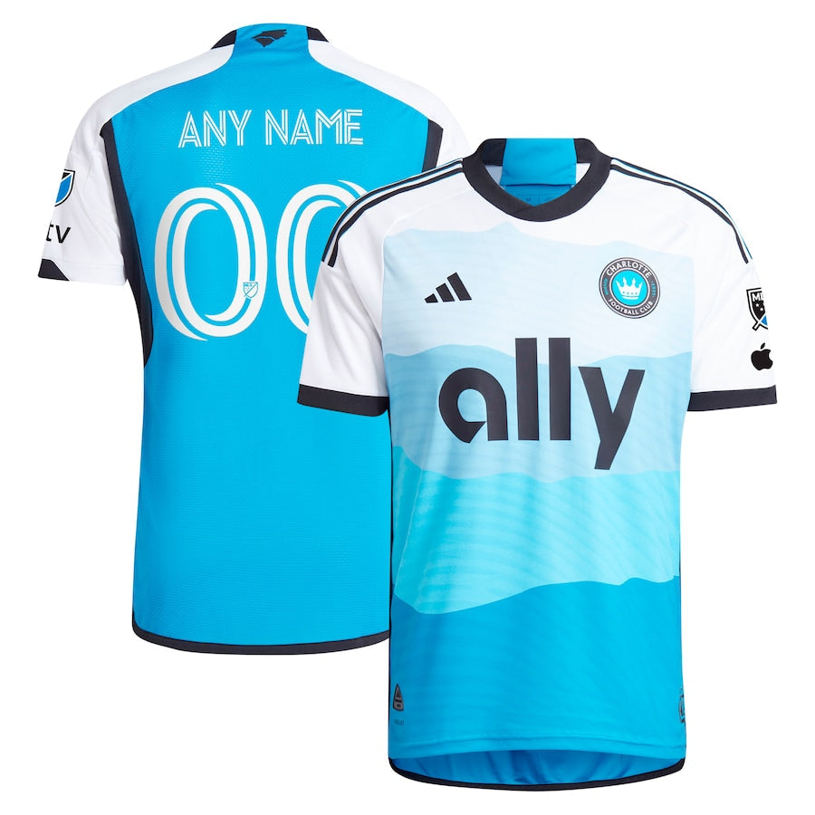 Charlotte FC 2024 The Carolina Kit: Explore Custom Shirt - Blue