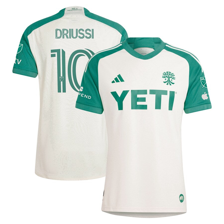 Sebastián Driussi Austin FC 2024 The Armadillo Kit Player Shirt – Tan