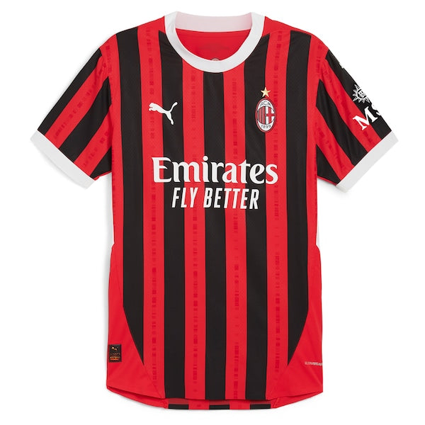 AC Milan Home Shirt 2024-25 with Pulisic 11 printing