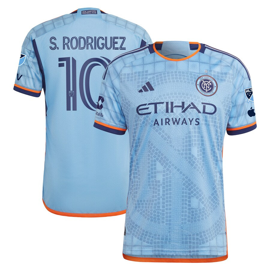 Santiago Rodríguez New York City FC 2024 The Interboro Kit Player Shirt - Sky Blue