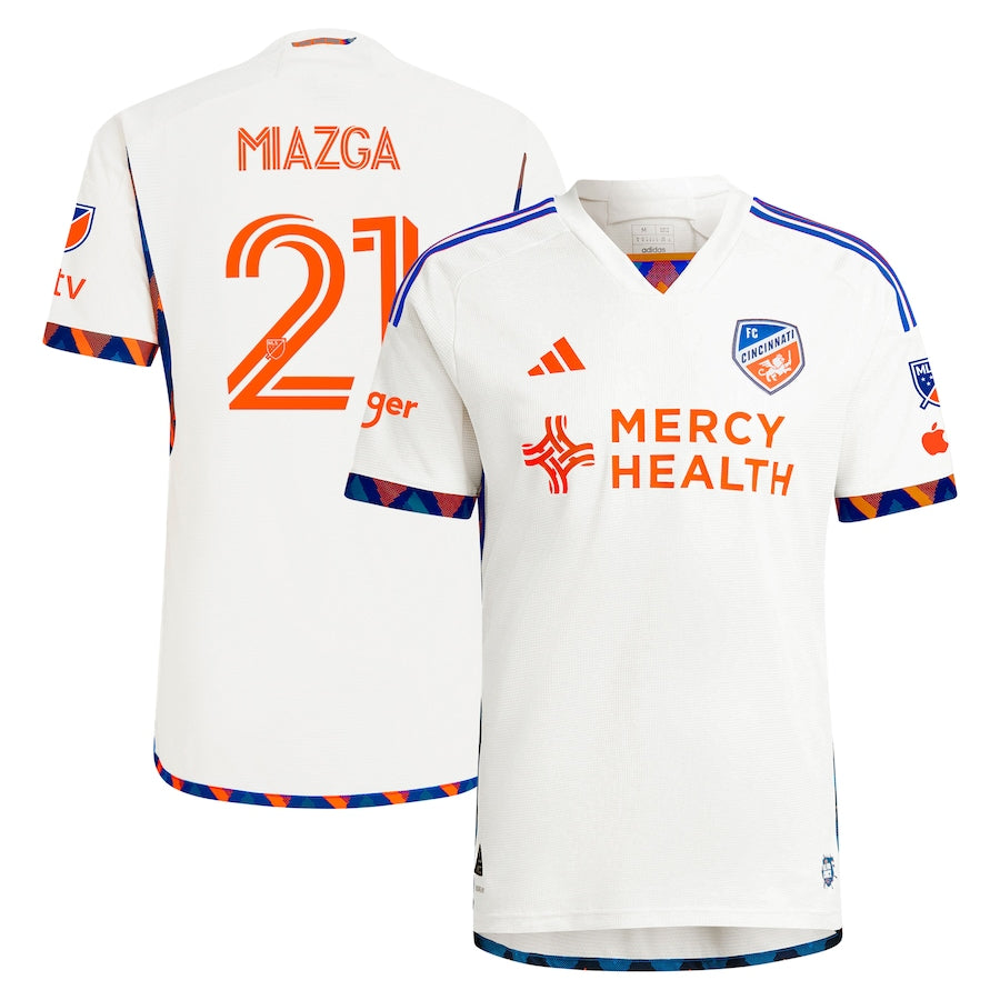 Matt Miazga FC Cincinnati 2024 The Canvas Kit Player Shirt - White