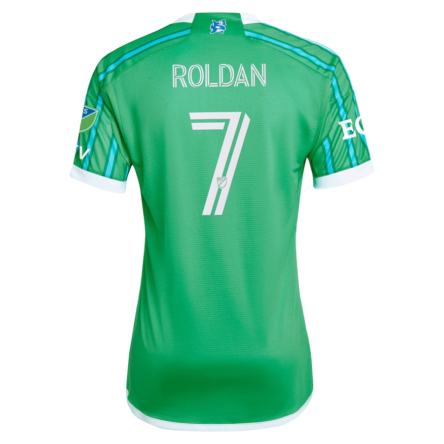 Cristian Roldan Seattle Sounders FC 2024 The Anniversary Kit Player Shirt – Green